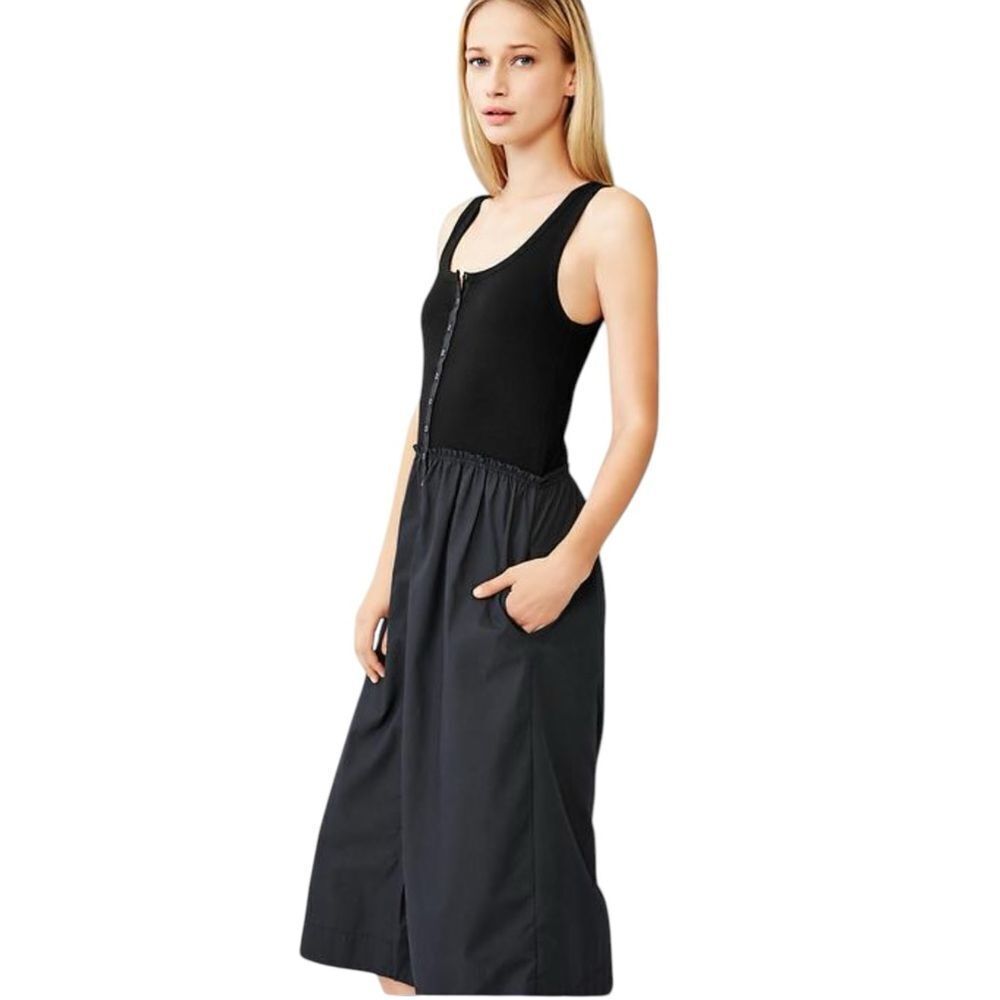 Gap Sleeveless Button Front Maxi Dress